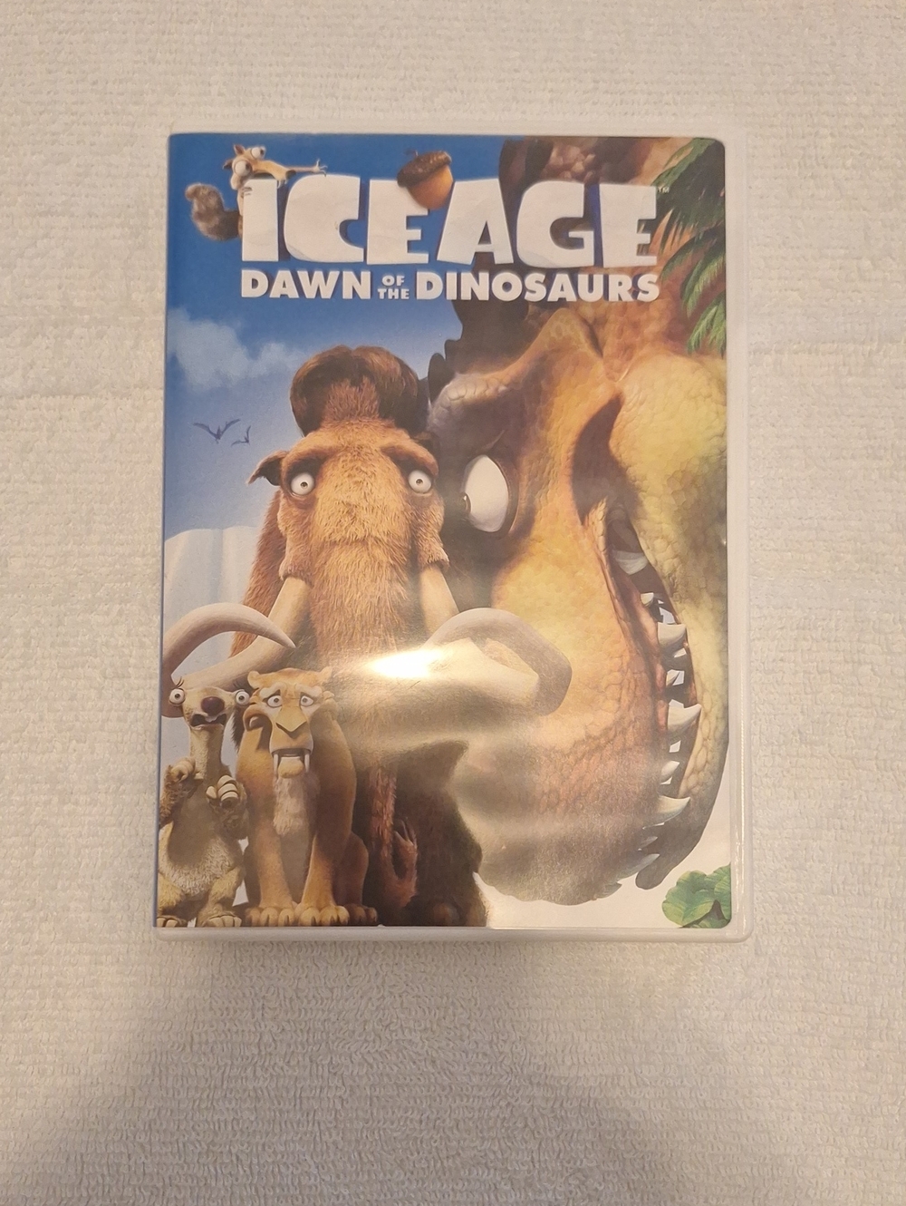 Kids Ice Age Dino Print Accessory Case - Blue